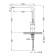 Kitchen mixer Zipponi Linea, color chrome