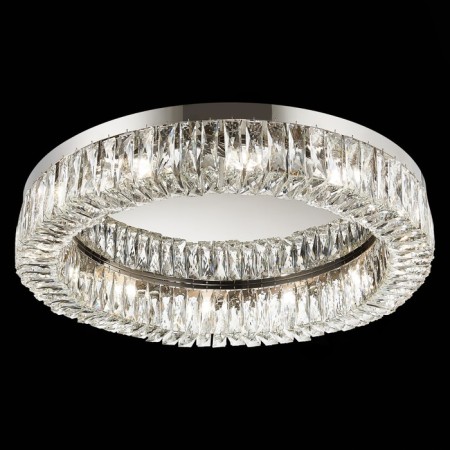 Ceiling Ceiling ST LUCE. SL1226.102.12. Rifrazio. 12x40 W, E14, 81.5x81.5x15 cm, Nickel color-6