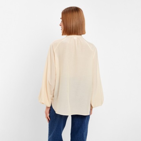 Women's blouse Minaku: Enjoy Milk color, rr 44-2