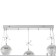 Lamp with PDU "Fiora" LED 120W 3000-6000k white 62x33x15-115 cm