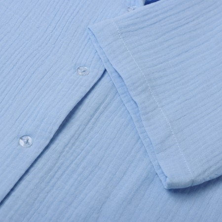 Female pajamas (shirt, shorts) KAFTAN "BASIC" p. 48-50, blue-7