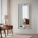 Wall mirror "black ruby", in a rectangular case, 80x45 cm