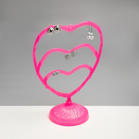 Star for jewelry "Heart", 31 place, 13.5 × 24 × 30 cm, pink color-2