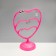 Star for jewelry "Heart", 31 place, 13.5 × 24 × 30 cm, pink color