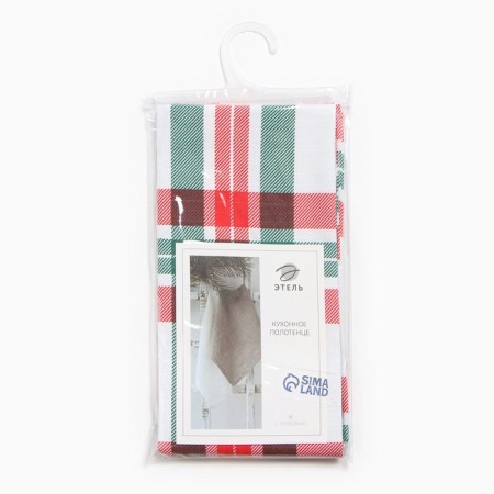 Полотенце "Этель" Нoliday decoration 40*73 см, 100%хл, репс 210 г/м2-6