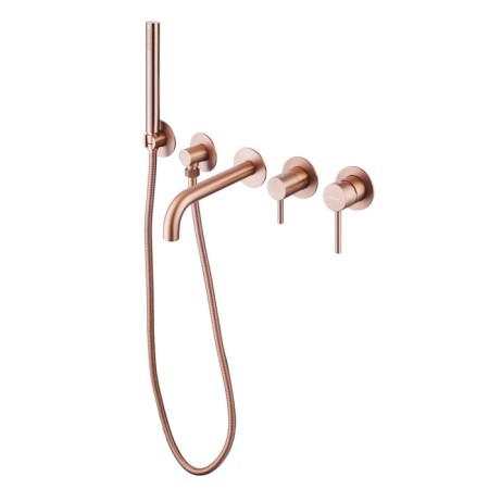 Bath mixer Abber Wasser Kreis AF8130MRG, built -in, shower set-1