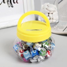 Adhesive tape plastic in the Bank 