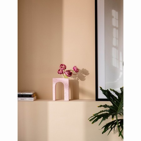 DOIY ACQUEDOTTO flowers vase, single, 22 cm, pink color-1