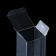 Folding box from PVC 5 x 5 x 12 cm
