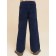 Pants for girls, height 104 cm, dark blue color