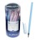 Ballpoint pen Pointwrite Zefir, node 0.38 mm, blue ink, matte case Silk Touch, mix
