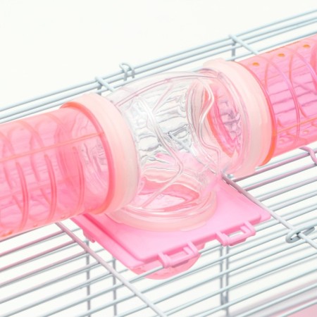 Cell for rodents with tunnel, 47 x 30 x 30, cm, white-7