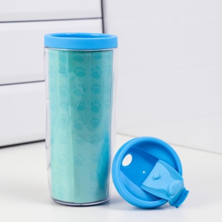 Gift set “I love tea, delicious”: thermostatic 350 ml, lunch box 500 ml-2