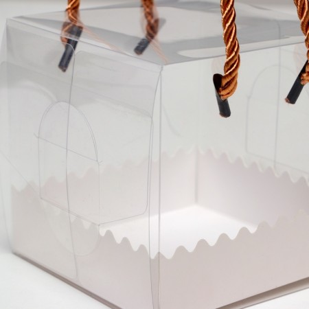 Confectionery packaging for roll, white 10 x 10 x 10-2