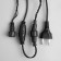 Garland “thread” 10 m, IP44, UMS, dark thread, 72 smd-led, white glow, 220 V