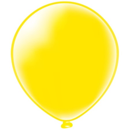 Latex ball 12 ", pastel, yellow color, set of 50 pcs.-1