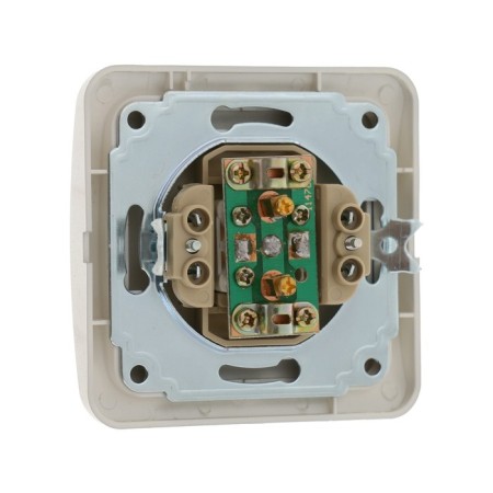 Orena Luazon Lighting "Orion" television socket, hidden, silver-2