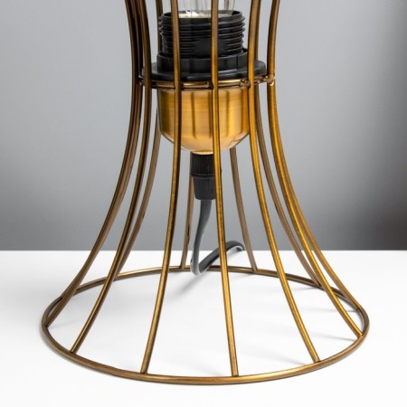 E27 40W Gold 16x16x23cm Risalux desktop-4