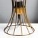 E27 40W Gold 16x16x23cm Risalux desktop