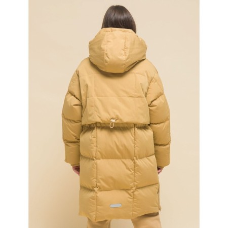 Coat for girls, height 140 cm, beige color-11