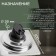 Zein gap, 100x100 mm, vertical, d = 32 mm, stainless steel, chrome