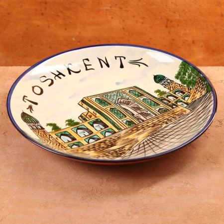 Largan Rishtan ceramics "Tashkent City", 32 cm-2