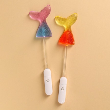 Lollice "My Mermaid" on a luminous stick, without sugar, 30 g.-4