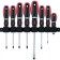 Set of screwdrivers MATRIX 13380, "ERA", CRV, three -component handles, 8 pcs.