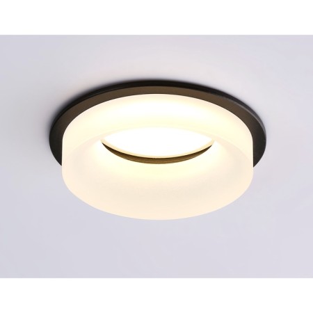 Lamp built -in spot Ambrella Techno Spot Acrylic Frost TN1303, GU5.3, Black color, white matte-2