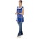 Apron Sarafan on the zipper nylon, p. 54, height 158-164 cm, color Vasilek
