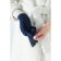 Gloves are female, dimensionless, without insulation, blue color