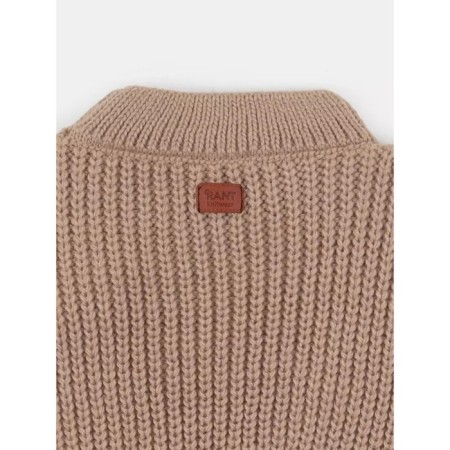 Sweater Children's Knitted Rant KnitWear, height 74 cm, beige color-4