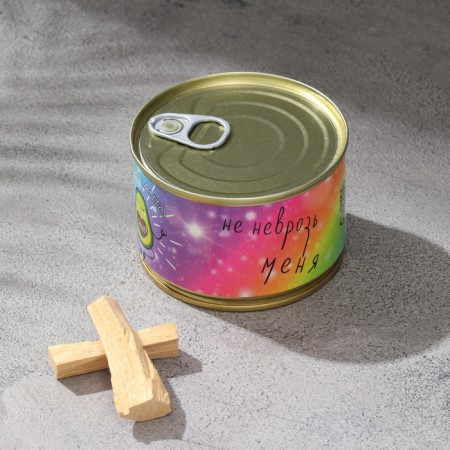 Incense natural Palo Santo "fell santo. Not neuros" in a tin can, 2 pcs-4
