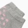 Women's socks "hearts, gray color, rr 23-25