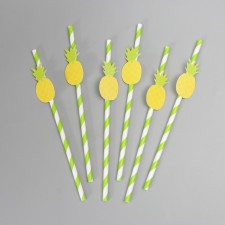Pineapple cocktail tubes, 6 pieces in a set