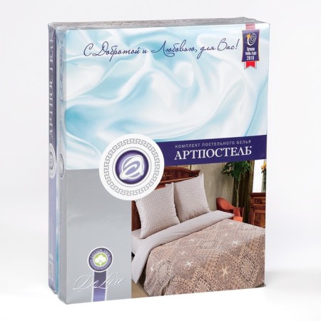 Bed linen duet Artpostel "Italy", 143x215cm 2pcs, 215x240cm, 70x70cm 2pcs, Poplin-2