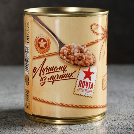 Buckwheat porridge with beef "Military Post", 340 g.-3
