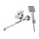 Decoroom DR20043 bath mixer, single -leaf, pouring 272 mm, watering can, chrome