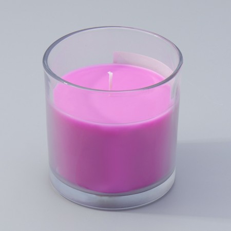 Aromatic giant candle in a glass "Black Cherry", soy wax, 10x10 cm-3