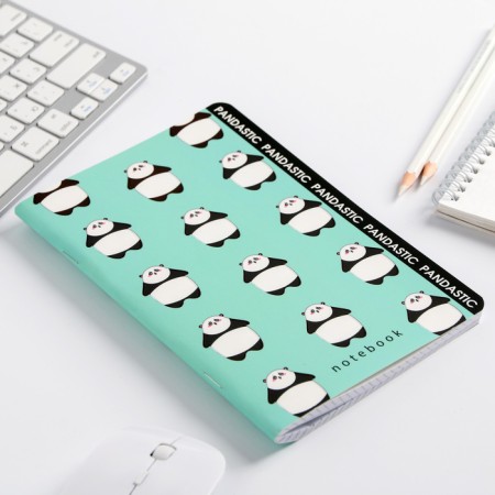 Блокнот софт-тач Panda, А5, 48 листов-3