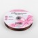 Satin tape, 20 mm × 91 ± 1 m, chocolate color No. 31