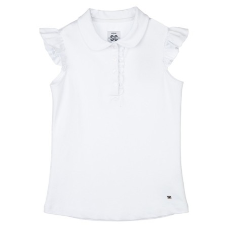 Футболка-поло для девочки, рост 152 см-4