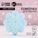 The bathtub bomb "Snowflake", 100 g, pure happiness