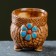 Pot "Flower" on the legs, 6*6*5cm