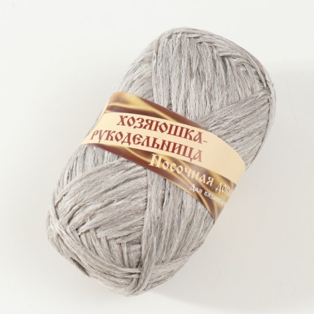 Yarn "Nosomic supplement" 100% polypropylene 200 ± 20m/50g set 2pcs (light gray, blue)-2