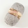 Yarn "Nosomic supplement" 100% polypropylene 200 ± 20m/50g set 2pcs (light gray, blue)