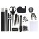 Set of desktop Dolce Office, 17 items, rotating, black