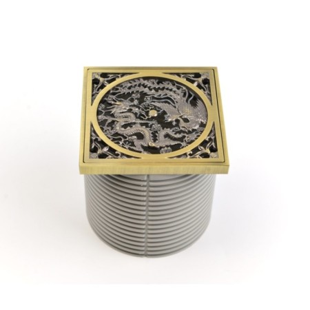 Bronze de Luxe Dragon Dragon Nazadka 21986, D = 100 mm, 100x100 mm, brass, bronze-1