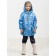 Windbreaker for girls, height 104 cm, azure color