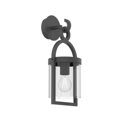 Street lamp Mantra Maya, E27, 1x20W, 175x170x410 mm, dark gray color-1